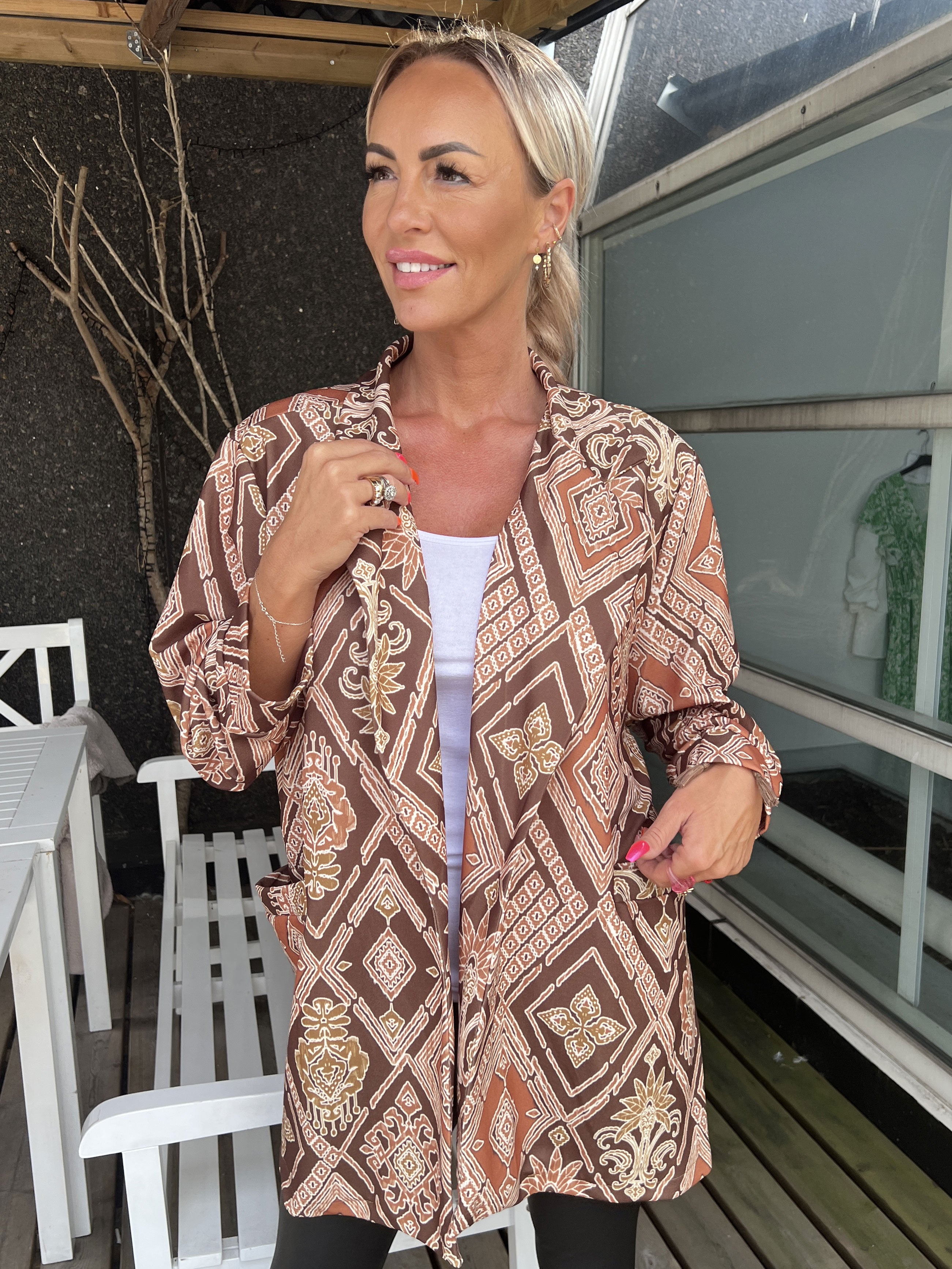 Alberte Pattern - Blazer i mønster